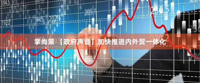 掌尚策 【政府声音】加快推进内外贸一体化