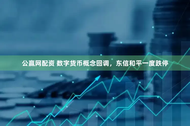 公赢网配资 数字货币概念回调，东信和平一度跌停