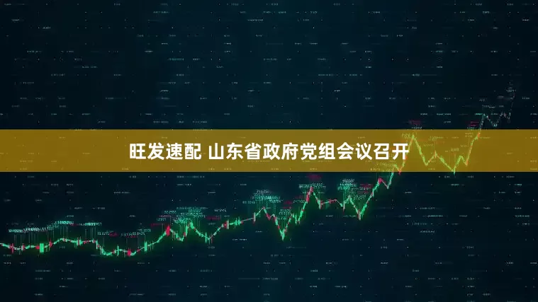 旺发速配 山东省政府党组会议召开